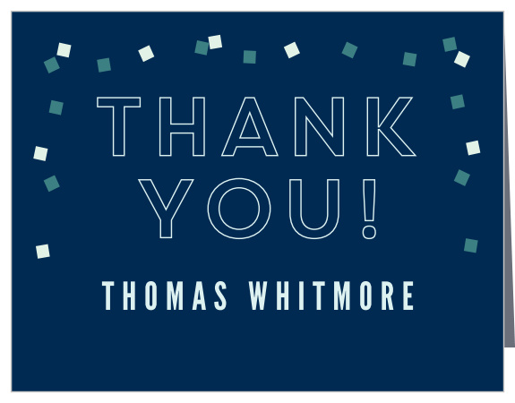 Show your appreciation with our modern-styled Confetti Bash Adult Birthday Thank You Cards.
