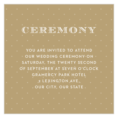 Our Peachy Flowers Ceremony Cards bring a summer warmth complimented with a vintage style.