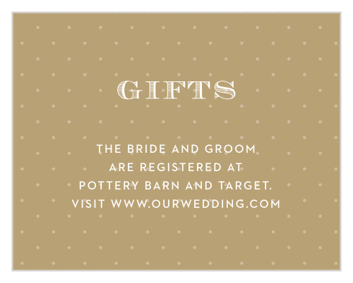 Our Peachy Flowers Registry Cards bring a summer warmth complimented with a vintage style.