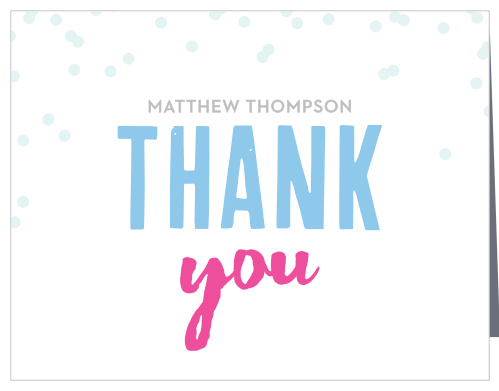 Our Reveal Balloons Baby Shower Thank You Cards keep the party going!