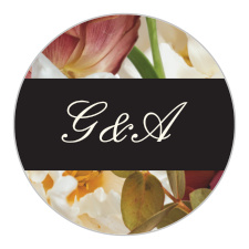 Give your wedding stationery an extra splash of beauty with our Romantic Flowers Wedding Stickers.