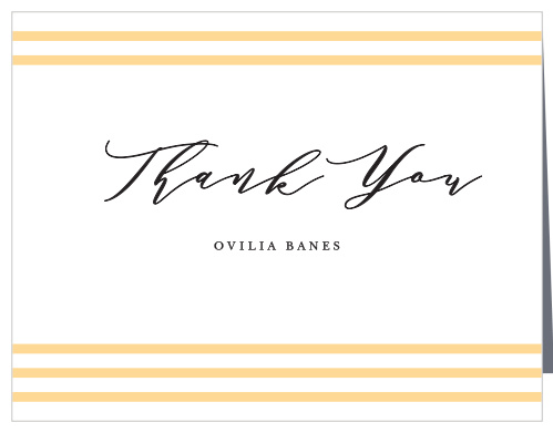 Lovely Lines Baby Shower Thank You Cards