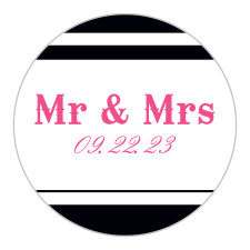 The Diamond Cowgirl wedding sticker is the perfect finishing touch for this or any wedding invitation set.