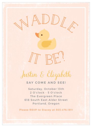 Neutral baby sales shower invitation wording