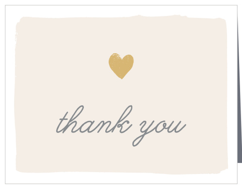 The Twice the Love Baby Shower Thank You Cards have a hand-made feel your guests will love. 