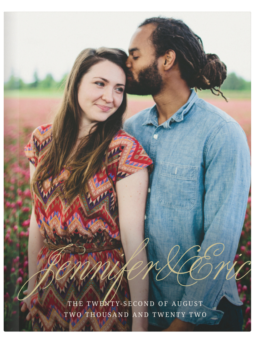 The Modern Forever Guest Book have a classic design with a fresh look.