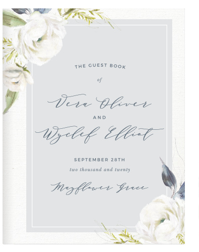 Oil Paint Textured Wedding Menus by Basic Invite