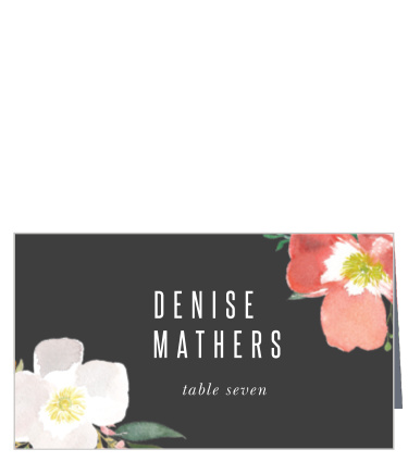 Our Spring Rose Place Cards will be an absolutely stunning addition to your wedding decor. 