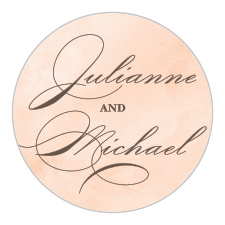 Seal envelopes or gift family and friends with a memento of your special day with our Have & to Hold Wedding Stickers.