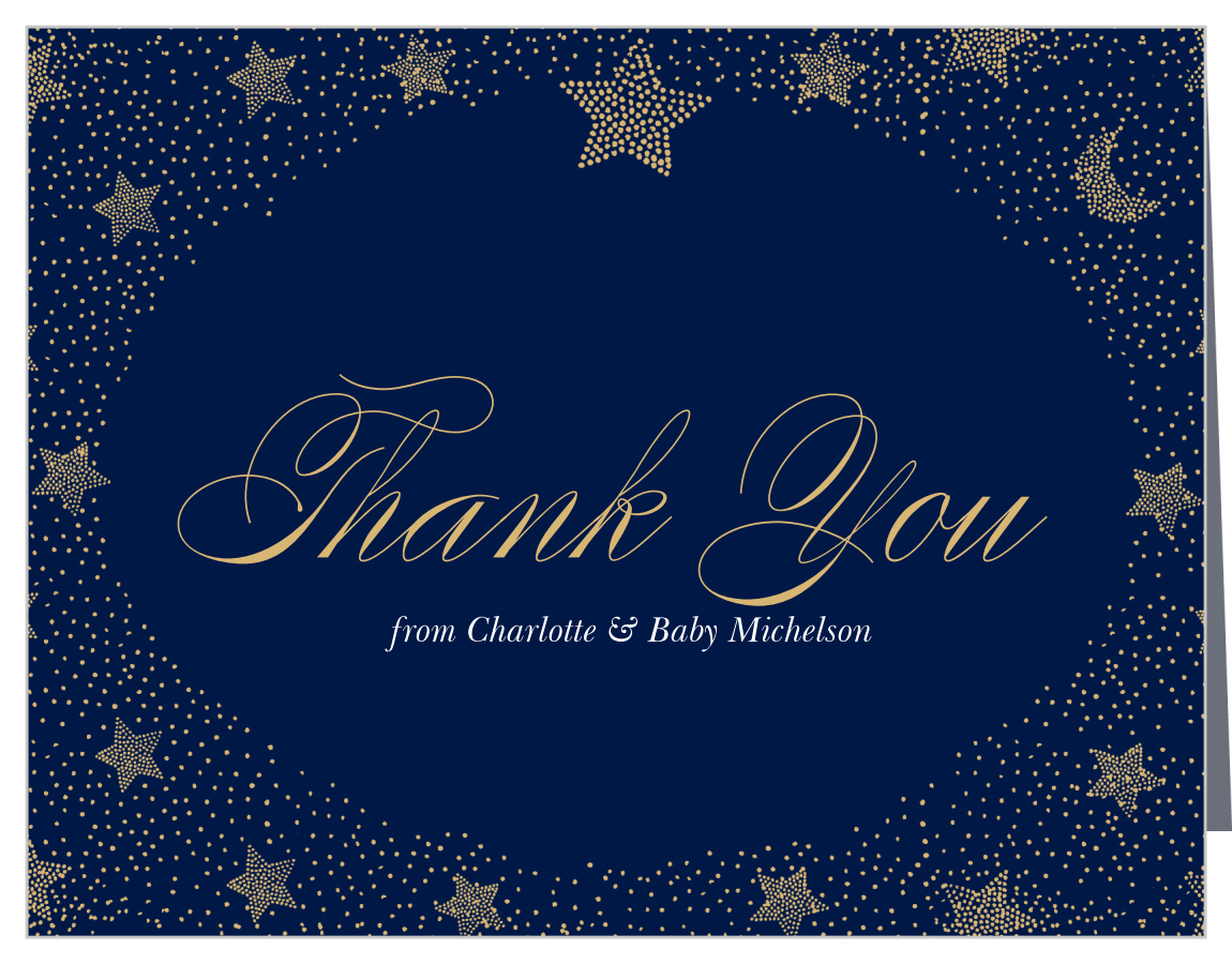 Twinkling Star Baby Shower Thank You Cards