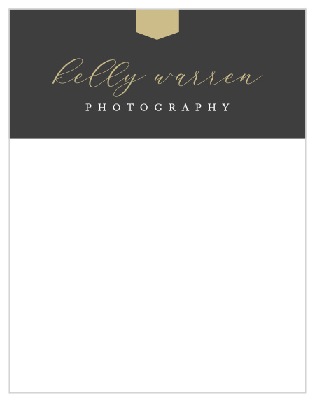 Go for a sleek, classic look with our Black Minimalist Business Stationery.