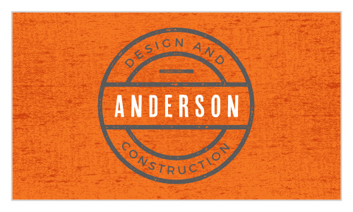 Our Construction Badge Business Cards offer a bold, strong representation of yourself and your business.