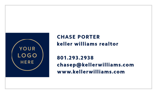 Let our Real Estate Logo Business Cards do the talking. 