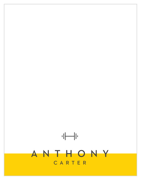 Our strong, bold, and balanced Personal Trainer Business Stationery is here to put you ahead of the competition.