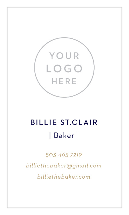 Cute Cakes Logo Business Cards