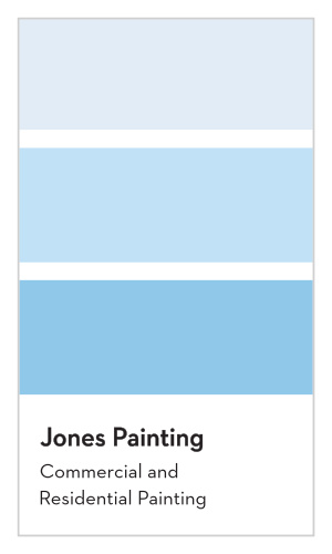 Our Painter Chips Business Cards show your client you mean business. 