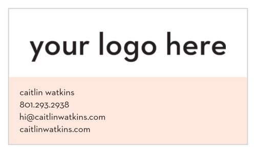 Make a memorable first impression with our Modern Colorblock Logo Business Cards.