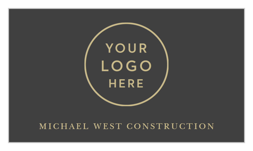 Construction Tools Logo Business Cards