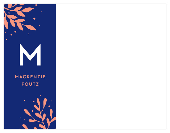 Our Creative Professional Business Stationery feature a gorgeous duo of branches, each growing from opposite corners toward your monogram in the center. 