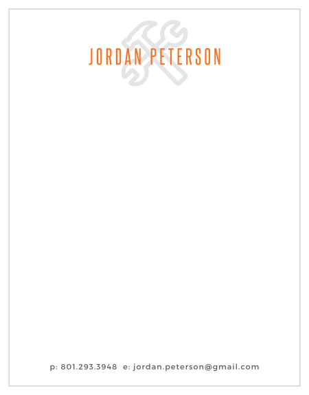 Our Handyman Hammer Business Stationery is a tactful reminder of the services you offer.