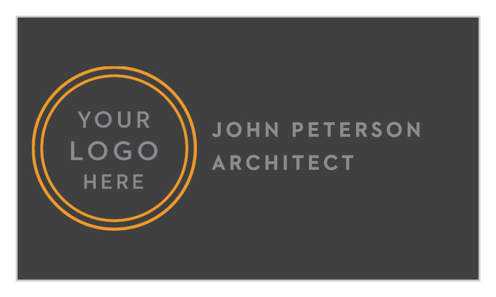 House Architect Logo Business Cards