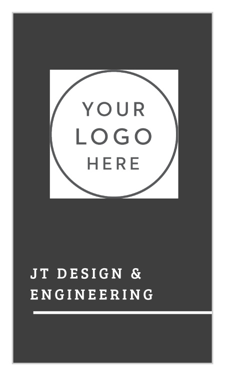 Engineer Monogram Logo Business Cards