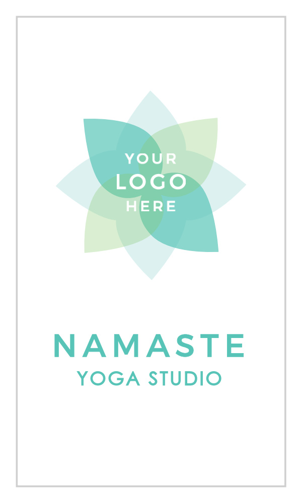Lotus Yogi Logo Business Cards