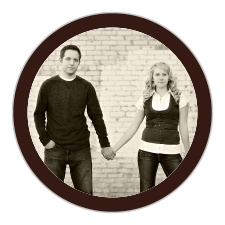 The Photo Strip logo square is the perfect finishing touch for this or any wedding invitation set.