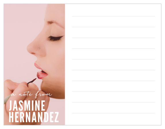 What better way to show off your makeup artistry skills than with our Makeup Artist Business Stationery.