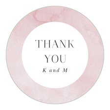 Gift family and friends with a memento of your special day with our Colorful Band Wedding Stickers.