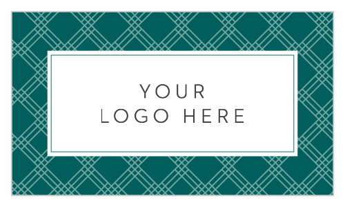Our Posh Pattern Logo Business Cards are both eye-catching and memorable.