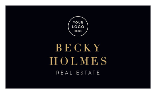 Upgrade to luxury class with our Real Estate Key Logo Business Cards.