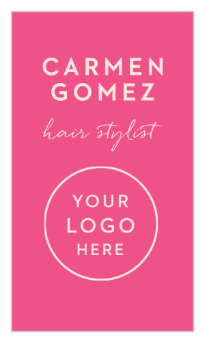 Show your vibrant love for your profession of a hairdresser with the tools that help you do it best with our Hair Stylist Logo Business Cards.