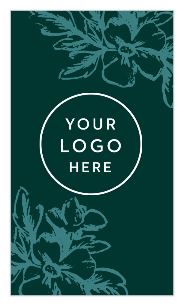 Designer Flowers Logo Business Cards