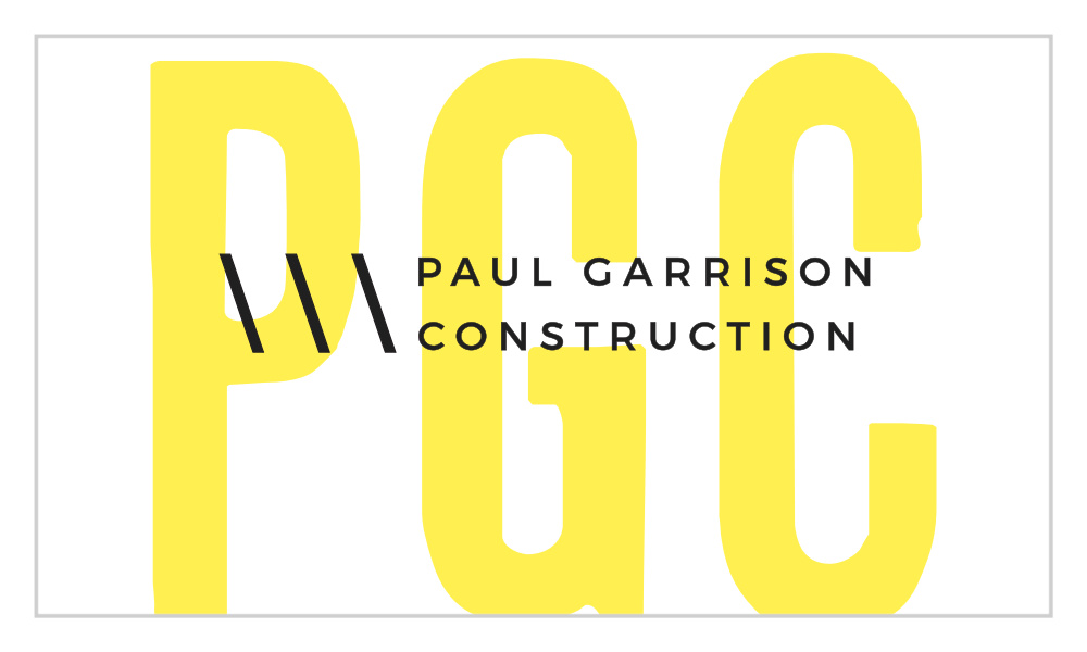 Construction Zone Logo Business Cards