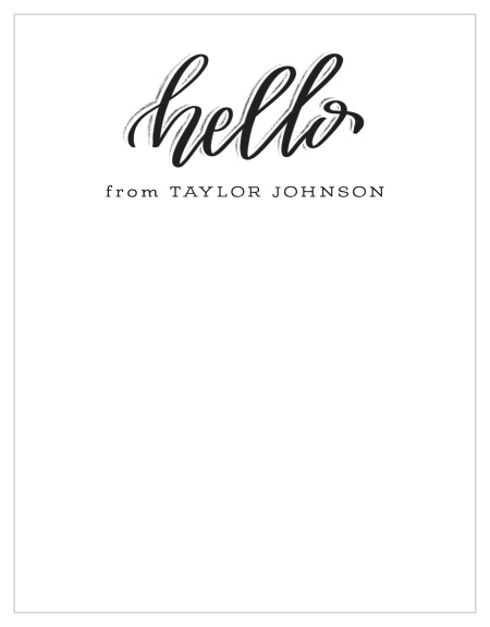 Our Creative Lettering Business Stationery offers a friendly, but still professional, glimpse at your business.