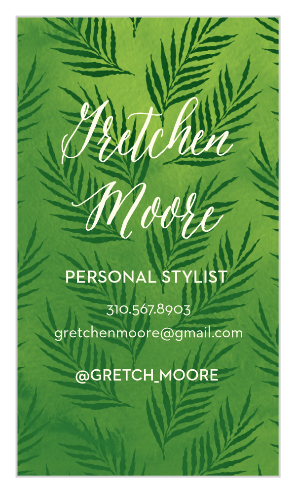 Hipster Stylist Business Cards