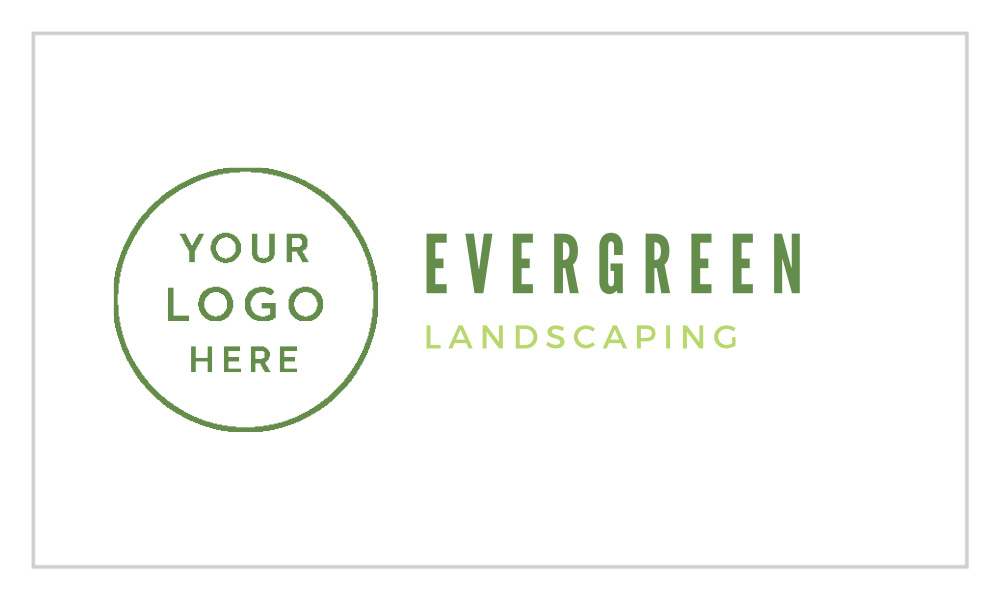 Landscaping Leaf Logo Business Cards