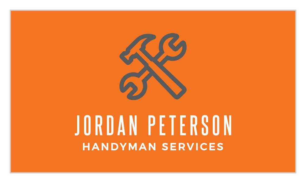 Handyman Hammer Business Cards