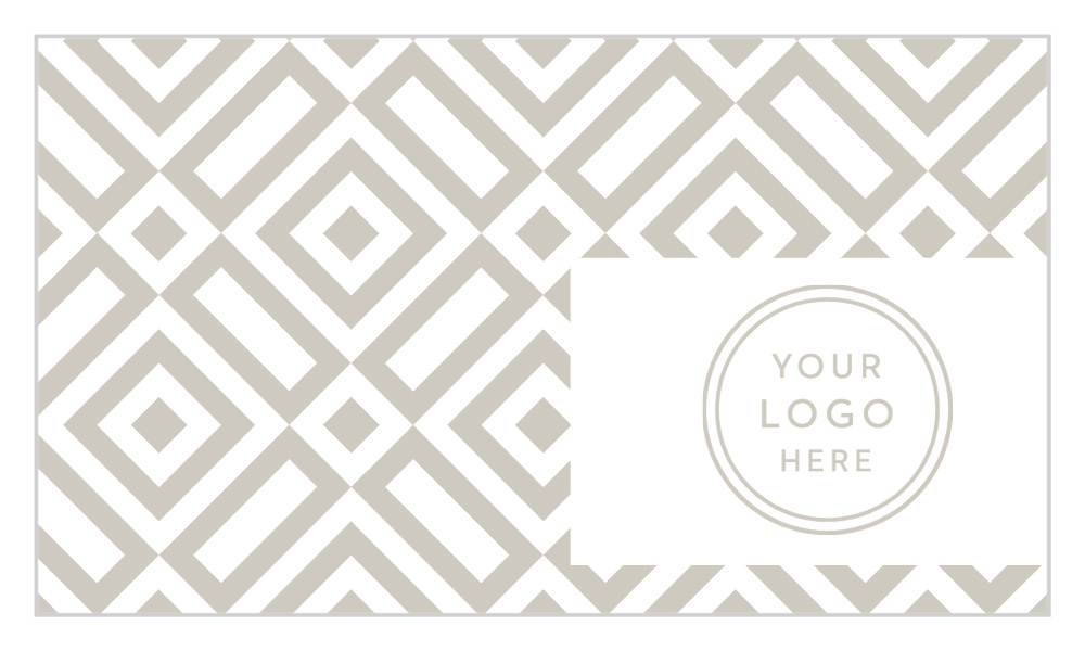 Geometric Pattern Logo Business Cards