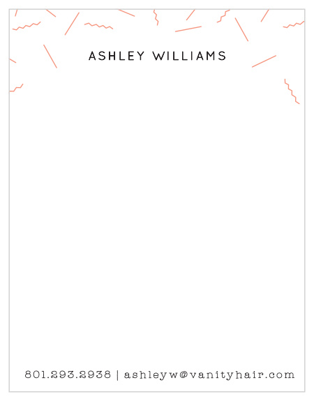 Keep it light and simple with our Hair Salon Business Stationary.