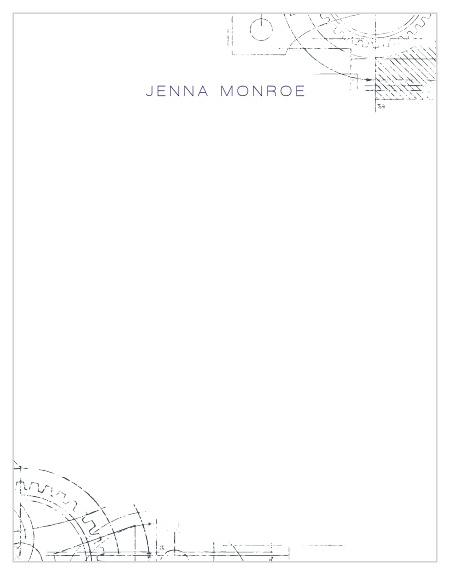 Set yourself up for success with our stunning Blueprint Architect Business Cards.