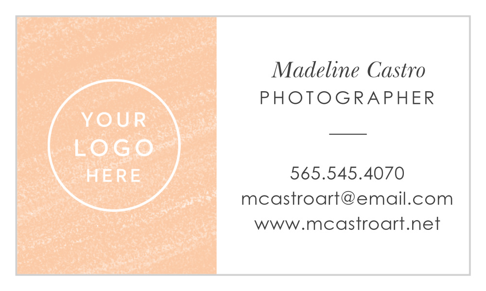 Photo Blog Logo Business Cards