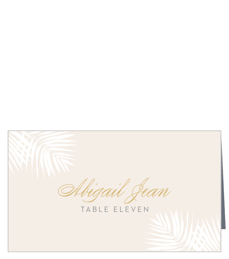 Palm Beach Place Cards