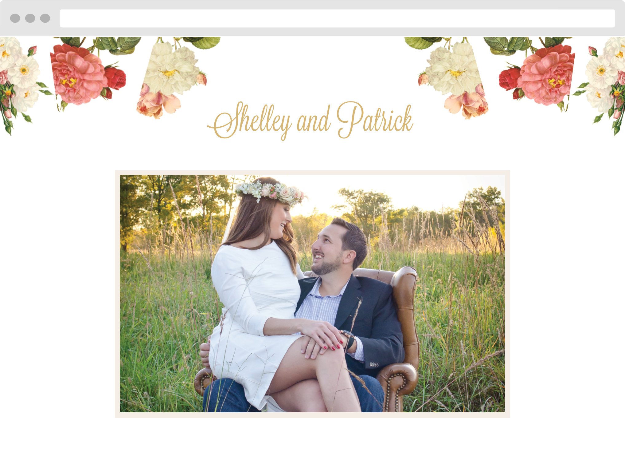 Le Jardinier Wedding Website