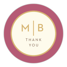 Seal envelopes or gift family and friends with a memento of your special day with our Geometric Perfection Wedding Stickers.