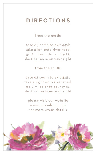 Let your love flower with our Simple Spring Direction Cards.