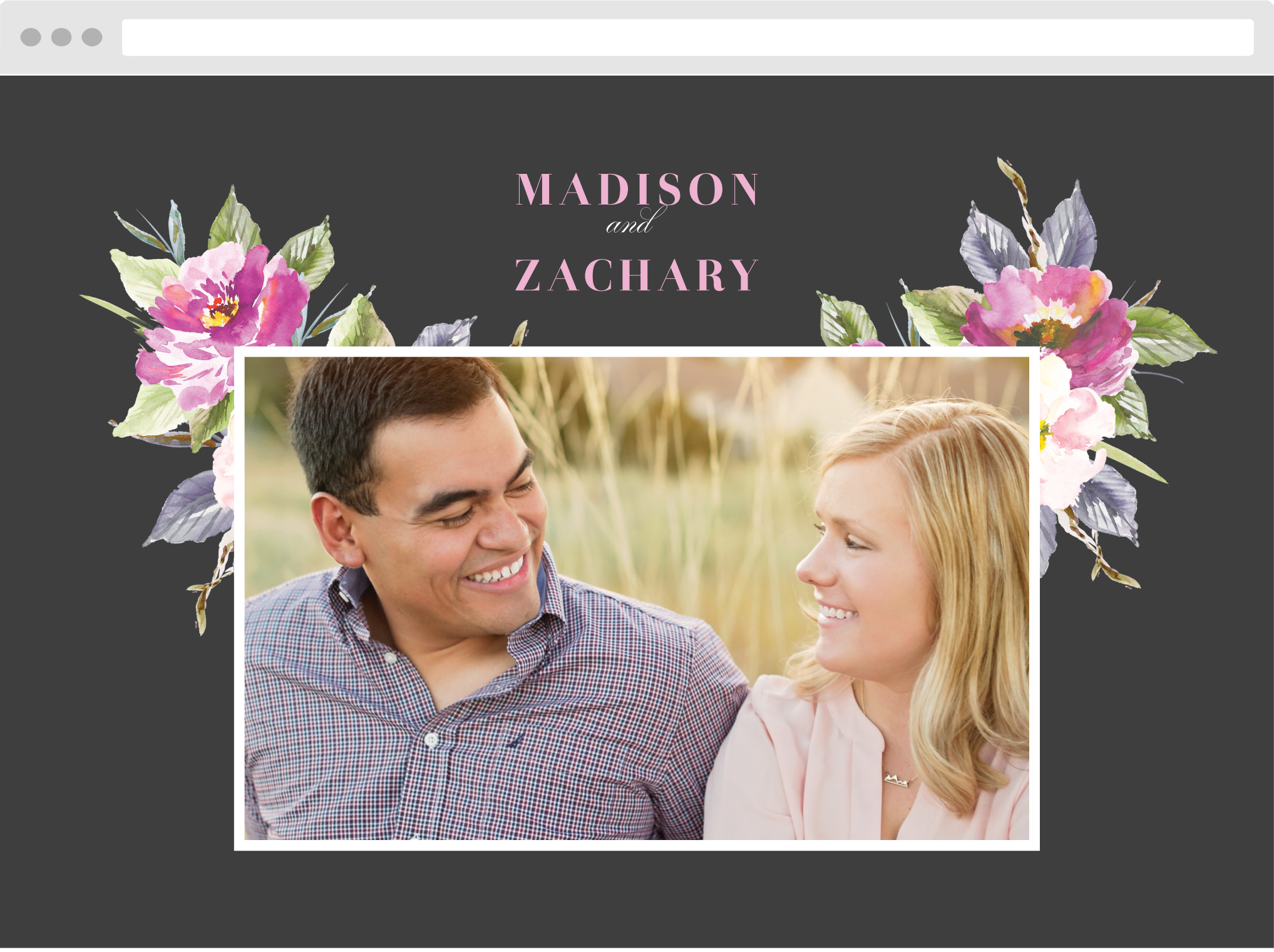 Simplify your wedding planning and skip the guesswork with our Luxe Roses Website. 