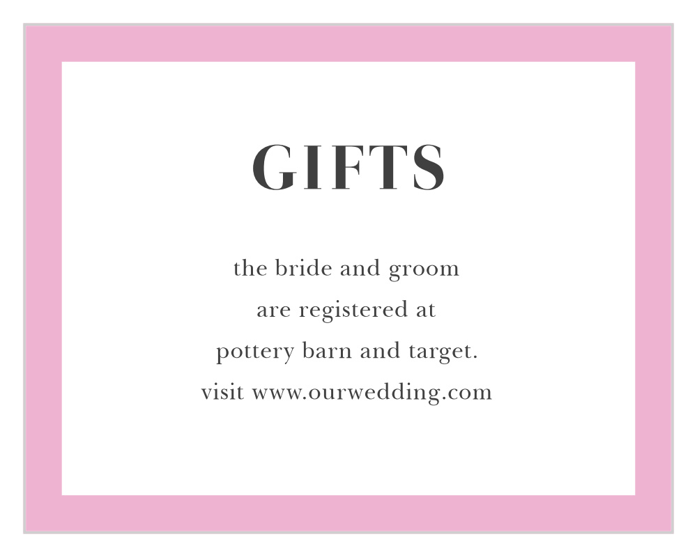 Luxe Roses Registry Cards