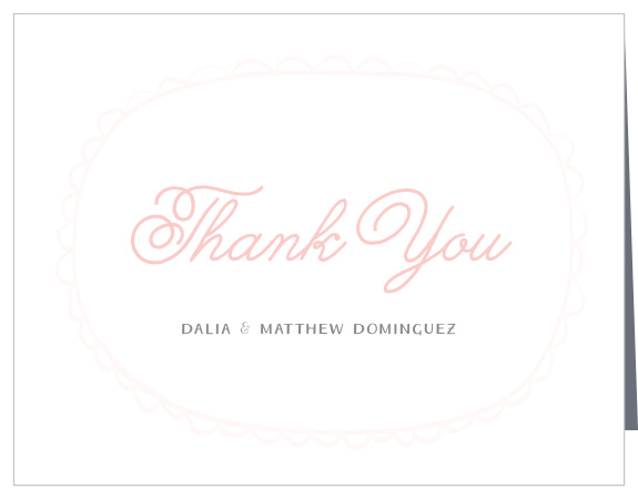 Send your appreciation with our Rustic Doodle Wedding Thank You Cards.